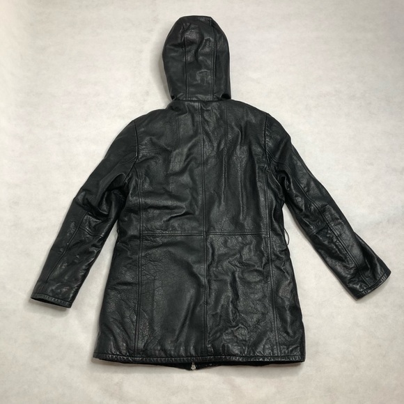 Wilson’s Leather Women’s Black Faux Fur Lined Coat - Picture 8 of 15